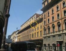 Messa in sicurezza del cornicione di un palazzo storico. Via del Tritone – Roma (2012)